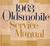 1963 Oldsmobile Service Manual original
