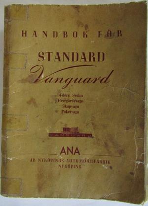 1950-51 Standard Vanguard Handbok svensk