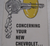 1961 Chevrolet Concerning your new Chevrolet