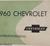 1960 Chevrolet Instruktionsbog Dansk
