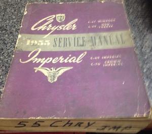 1955 Chrysler och Imperial Service Manual
