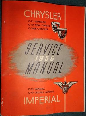 1956 Chrysler och Imperial Service Manual