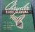 1951 - 1952 Chrysler och Imperial Shop Manual
