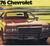 1976 Chevrolet Caprice Classic Impala Folder