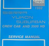 1992 GMC Sierra, Yukon, Suburban, Crew Cab and 3500 HD Service Manual