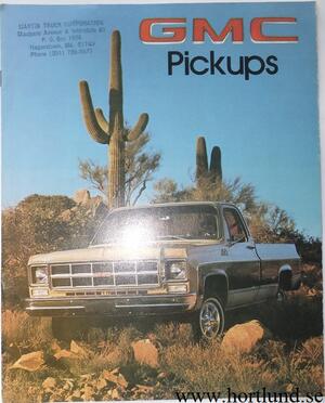 1978 GMC Pickups Broschyr