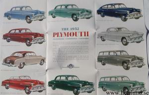 1952 Plymouth broschyr PA 291