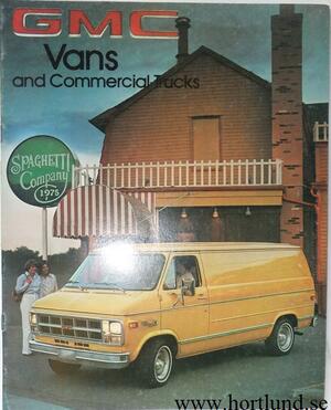 1978 GMC Vans Broschyr