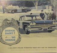 1960 Dodge Police cars broschyr