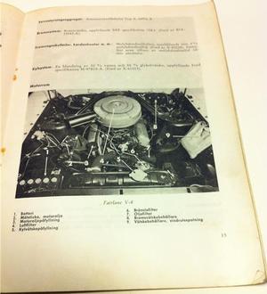 1963 Ford och Thunderbird Instruktionsbok svensk