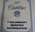 1977 Cadillac Preliminary service information