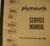 1946 - 1954 Plymouth Service Manual