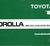 1987 Toyota Corolla Instruktionsbok