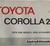 1976 Toyota Corolla 20 Instruktionsbok