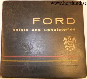 1961 Ford Dealer Album Colors and Upholsteries
