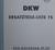 1953 DKW RT 125 W, 125/2a, 125/2 Reservdelskatalog