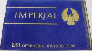 1964 Imperial Operating Instructions