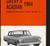 1964 Chevrolet Chevy II & Acadian Handbok Svensk Original