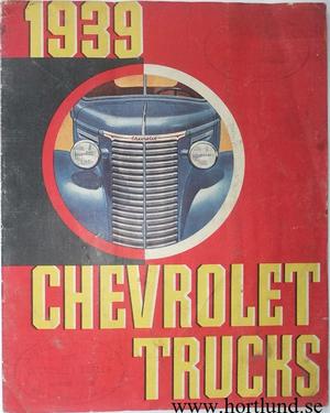 1939 Chevrolet Trucks broschyr