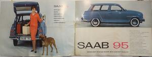 1961-62 SAAB 95 broschyr