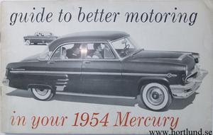 1954 Mercury Owners Manual