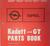 1968-1972 Opel Kadett & GT Parts Book, Nov. 1971