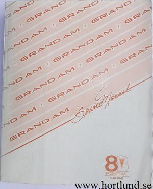 1988 Pontiac Grand Am Service Manual