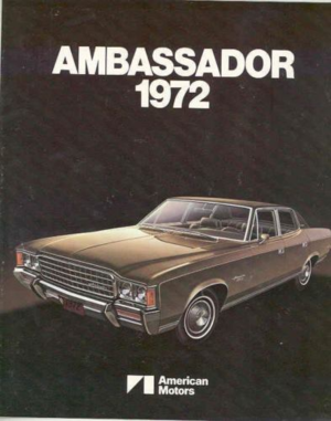 1972 AMC broschyr Ambassador 1972