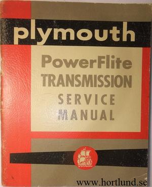 1954 Plymouth Power-Flite Transmission Service Manual