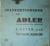 1939 Adler Instruktionsbok svensk