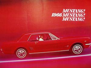 1966 Ford Mustang broschyr svensk