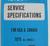 1976 Toyota Service Specifications