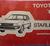 1985 Toyota Starlet Instruktionsbok