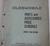 1965 Oldsmobile Parts and Accessories Price Schedule August