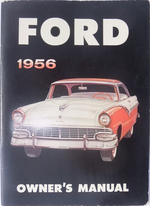 1956 Ford Owner's Manual original