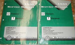 1997 Chevrolet Camaro & Pontiac Firebird Service Manual Set om 2 Böcker