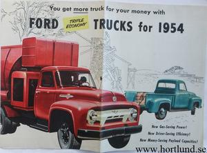 1954 Ford Trucks broschyr