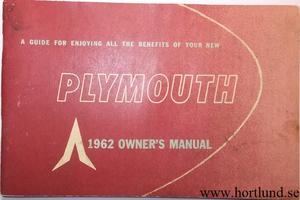 1962 Plymouth Owner's Manual