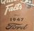 1947 Ford Cars, Quick Facts