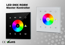 LED DMX RGBW Väggkontroller 1-zon