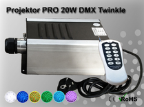 Fiberoptisk Ledprojektor 20W DMX Twinkle