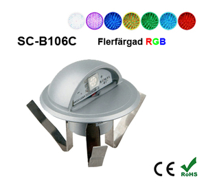 Deck/Floorlight Lampa 0,4W Keps RGB