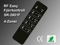 RF Easy Fjärrkontroll SR-2801F 4-zoner