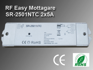 RF Easy Mottagare SR-2501TC 12-36VDC 2x5A