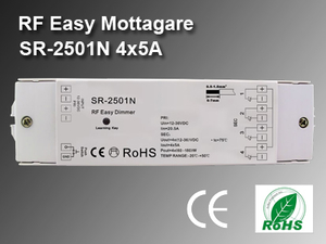 RF Easy Mottagare SR-2501N 12-36VDC 4x5A