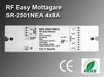 RF Easy Mottagare SR-2501NEA 12-36VDC 4x8A