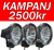 Trepack 55W Xenon Extraljus Ø205mm 12V