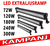 72W-300W LED ramp combo valbar storlek 9-32V