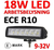 18W LED miniatyr valbar 20° spot & 90° flood 9-32V ECE R10 L0097