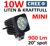 10W LED miniatyr 20° CREE 12-24V